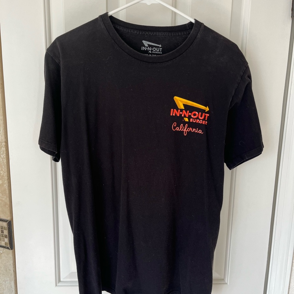 In-N-Out Men’s California Black T-Shirt Size Medium